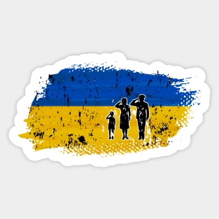 support ukraine ,ukraina flag ,ukrainian flag,stand with ukraine, Sticker